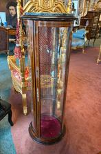 Ronde vitrine kast, Huis en Inrichting, Woonaccessoires | Zuilen en Pilaren, Ophalen of Verzenden, Zo goed als nieuw