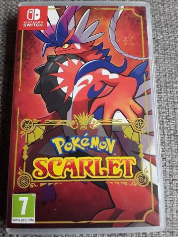 Nintendo Switch Game Pokémon Scarlet  beschikbaar voor biedingen