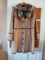 Suède jas maat 48, Kleding | Dames, Ophalen of Verzenden, Zo goed als nieuw, Maat 46/48 (XL) of groter, Zwart