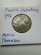 Escalin schelling 1752, Vóór koninkrijk, Zilver, Losse munt, Overige waardes