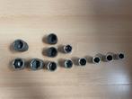 Heavy duty grote doppenset, o.a. Gedore en Belzer, Doe-het-zelf en Verbouw, Gereedschap | Handgereedschap, Ophalen of Verzenden