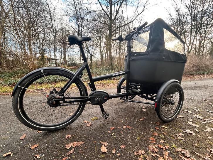 Butchers & Bicycles elektrische bakfiets Bosch, Fietsen en Brommers, Fietsen | Bakfietsen, Zo goed als nieuw, Overige merken, 2 kinderen