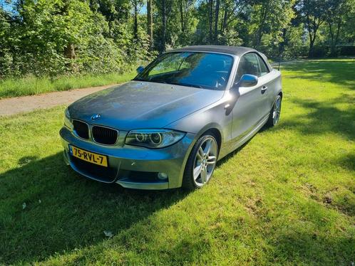 BMW 120i Cabrio High-Executive AUT 2011 Spacegrau, Auto's, BMW, Particulier, 1-Serie, ABS, Alarm, Bluetooth, Boordcomputer, Centrale vergrendeling