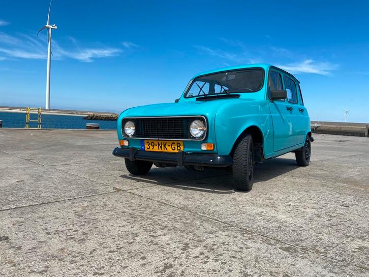 Renault 4 r4 956 cc 1.0 TL 1993 Blauw savane safari, Auto's, Renault, Particulier, Benzine, Sedan, Handgeschakeld, Geïmporteerd
