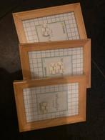 3x Nieuw Houten Lijstje 9x13 cm, Ophalen of Verzenden, Nieuw
