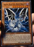 Yu-Gi-Oh! Malefic Blue Eyes White Dragon LDS2 1st !, Hobby en Vrije tijd, Verzamelkaartspellen | Yu-gi-Oh!, Verzenden, Zo goed als nieuw