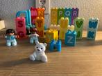 Duplo Alfabetvrachtwagen  10421, Kinderen en Baby's, Ophalen of Verzenden, Zo goed als nieuw, Complete set, Duplo