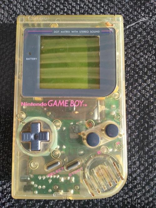 Gameboy (Niet goed werkende) Transparante Gameboy, Spelcomputers en Games, Spelcomputers | Nintendo Game Boy, Gebruikt, Game Boy Classic
