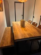 Mango houtel eettafel, Huis en Inrichting, Tafels | Eettafels, Ophalen, 50 tot 100 cm, Zo goed als nieuw, 150 tot 200 cm