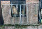 Buiten hondenkennel    rvs, Dieren en Toebehoren, Hondenhokken, Ophalen, Hondenkennel, 100 cm of meer, 110 cm of meer