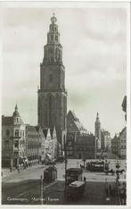 Groningen–Martini Toren. Gelopen Sneek Friese Tekst 1943(?)., Ophalen of Verzenden, 1940 tot 1960, Gelopen, Groningen