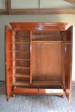 Prachtige antieke mahonie kledingkast, garderobekast., Antiek en Kunst, Antiek | Meubels | Kasten, Verzenden