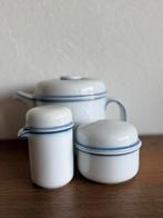 Thomas Scandic Blue Theepot met Suikerpot en Melkkannetje, Huis en Inrichting, Keuken | Servies, Gebruikt, Overige typen, Ophalen of Verzenden
