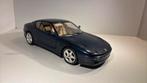 Ferrari 456 gt bleu Bburago 1.18, Ophalen of Verzenden, Bburago, A, A