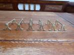 6 verzilverde art deco messenleggers (1)