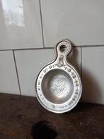 vintage theezeefje, mooi Frans brocante zeefje met bloemdeco, Antiek en Kunst, Verzenden