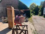 Vintage helikopter metaal of mancave interieur, Ophalen