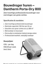 Bouwdroger Dantherm Porta-Dry 800 te huur, Ophalen of Verzenden, Gebruikt