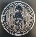 2 oz Queen's Beasts Unicorn of Scotland Zilver Munt 2018, Postzegels en Munten, Edelmetalen en Baren, Ophalen of Verzenden, Zilver