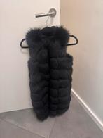 Echte bont gilet maat S/M, Ophalen of Verzenden, Zo goed als nieuw, Maat 38/40 (M), Zwart