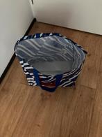 Aldi Boodschappentas Blauw-Wit, Kleding | Dames, Ophalen of Verzenden, Zo goed als nieuw, Blauw, Overige typen