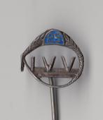 Zilver NVV 25 Vakbond speldje, Verzamelen, Gebruikt, Niet vindbaar, Niet vindbaar, Speldje of Pin