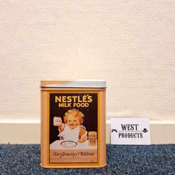 Vintage Nestlé's Milk Food Blik (150 jaar) beschikbaar voor biedingen