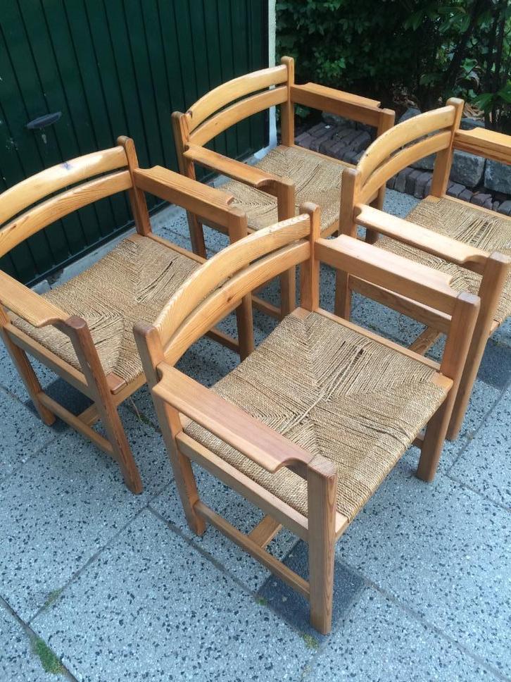 4 Borge Mogensen Andersson Söner Asserbo design stoel, Huis en Inrichting, Stoelen, Eén, Ophalen