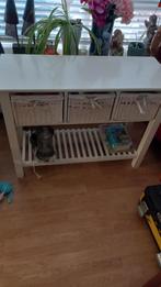 Sidetable, Ophalen, 100 tot 150 cm, Zo goed als nieuw, 25 tot 50 cm