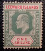 Z195      LEEWARD Islands      Mi.35*   One Shilling, Postzegels en Munten, Postzegels | Amerika, Ophalen of Verzenden, Postfris