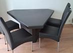 Driehoekige eettafel, Huis en Inrichting, Tafels | Eettafels, Ophalen, Gebruikt, 100 tot 150 cm, 150 tot 200 cm