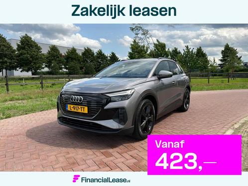 Audi Q4 e-tron 40 Launch edition 77 kWh | Waterpomp | Black, Auto's, Audi, Bedrijf, Lease, Financial lease, Q4 e-tron, ABS, Airbags