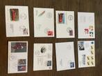 postzegels Zwitserland FDC voornamelijk treinen, Ophalen of Verzenden, Gestempeld