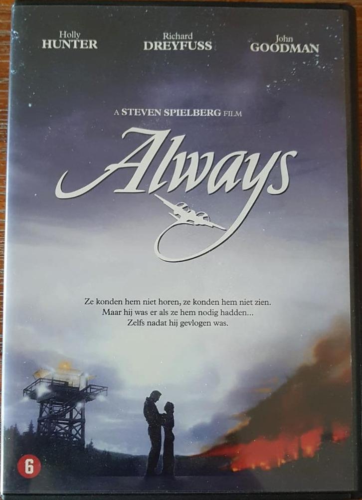 Steven Spielberg's Always, Cd's en Dvd's, Dvd's | Science Fiction en Fantasy, Zo goed als nieuw, Fantasy, Vanaf 6 jaar, Ophalen of Verzenden