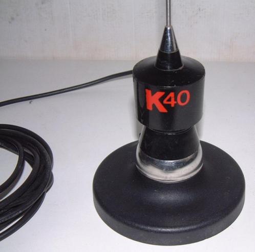 Antenne K40 origineel met kleefvoet 27 mc, Telecommunicatie, Antennes en Masten, Gebruikt, Antenne, Ophalen