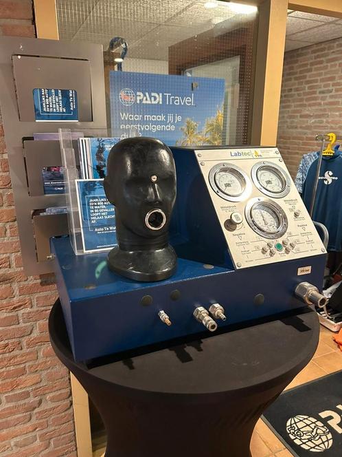 Test apparatuur volgelaatsmasker, Watersport en Boten, Duiken, Gebruikt, Ophalen