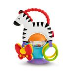 Fisher-Price Activiteiten (Baby Gym) Zebra (ZGAN), Ophalen of Verzenden, Rammelaar, Zo goed als nieuw, Met wieltjes