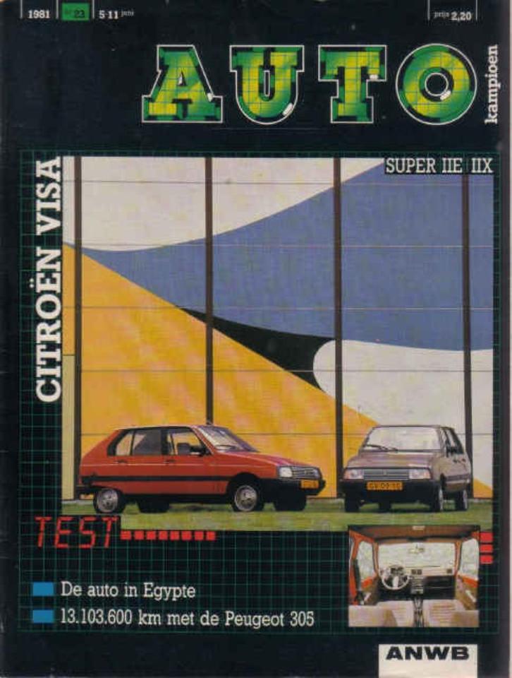 Autokampioen 23 1981 : Citroen Visa II - Fiat Argenta, Boeken, Auto's | Folders en Tijdschriften, Gelezen, Algemeen, Ophalen of Verzenden