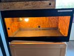 Terrarium zwart osb, Dieren en Toebehoren, Reptielen en Amfibieën | Toebehoren, Ophalen, Gebruikt