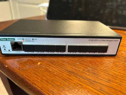 HiComdata 8ports 10G L3 Managed switch (10Gig) | Nieuw, Computers en Software, Netwerk switches, Nieuw, Ophalen of Verzenden