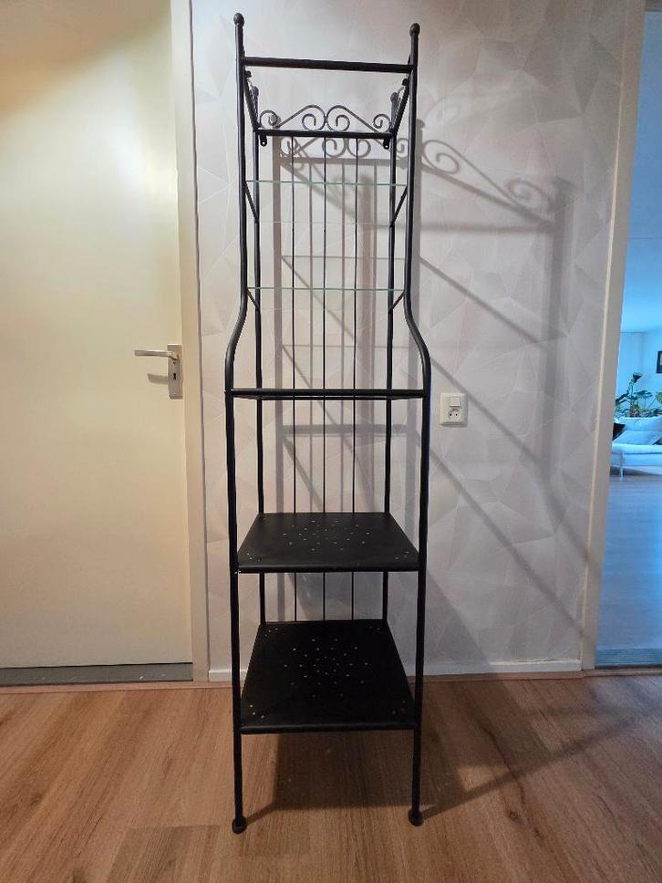 RÖNNSKÄR stellingkast, zwart, 42x176 cm, Huis en Inrichting, Kasten | Stellingkasten, Zo goed als nieuw, Ophalen