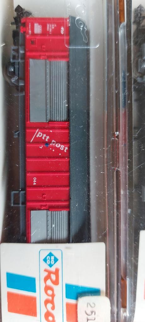 NLK 1118 ROCO PTT POST WAGONS 1/160, Hobby en Vrije tijd, Modeltreinen | N-Spoor, Zo goed als nieuw, Wagon, Gelijkstroom, Roco