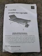 Draagbare Massage Tafel - Gemakkelijk mee te nemen!, Ophalen, Zo goed als nieuw
