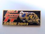 Dutch TT Assen Rizla 2001 pin, Ophalen of Verzenden, Zo goed als nieuw, Sport, Speldje of Pin