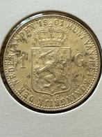 Gulden 1901, Postzegels en Munten, Munten | Nederland, 1 gulden, Zilver, Ophalen of Verzenden, Koningin Wilhelmina