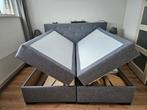 Boxspring 2 x 90 cm, Ophalen, Gebruikt, 90 cm, Tweepersoons