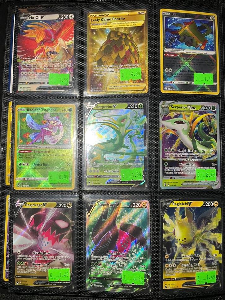 Silver Tempest Hits Pokemon Kaarten, Hobby en Vrije tijd, Verzamelkaartspellen | Pokémon, Zo goed als nieuw, Meerdere kaarten