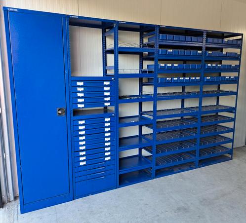 Gebruikte Berner magazijnstelling vakkenkast schappenkast, Zakelijke goederen, Kantoor en Winkelinrichting | Magazijn, Stelling en Opslag
