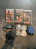 PSP games + PSP adapter, Ophalen of Verzenden, Gebruikt, PSP