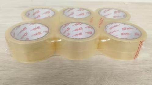6 rollen verpakkingstape tape  4,8 cm x 80 meter., Doe-het-zelf en Verbouw, Kratten en Dozen, Nieuw, Overige typen, 75 tot 100 cm